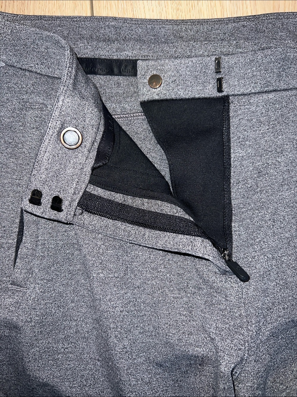 Lululemon On The Move Pant Ponte Heathered Core Dark Grey - Picture 12 of 16